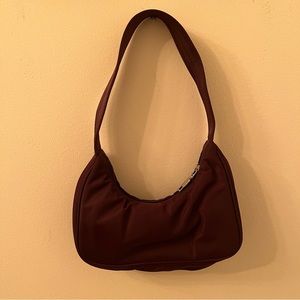 Aritzia Sunday Best burgundy/wine color purse, perfect condition, like Prada bag